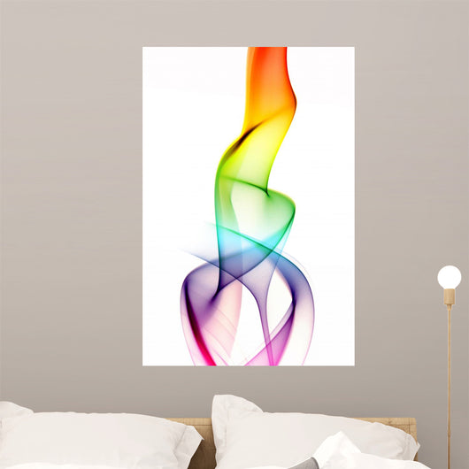 Colored Smoke Series Shot Vertical Wall Decal