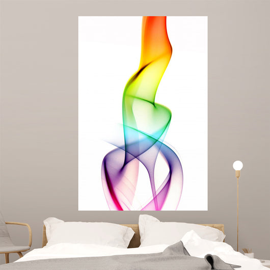 Colored Smoke Series Shot Vertical Wall Decal