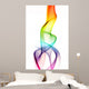Colored Smoke Series Shot Vertical Wall Decal