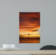 Golden Caribbean Sunset Cruise Wall Decal