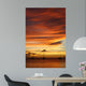 Golden Caribbean Sunset Cruise Wall Decal