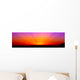 Bright Orange-magenta Sunrise Wall Decal Panoramic