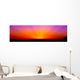 Bright Orange-magenta Sunrise Wall Decal Panoramic