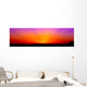 Bright Orange-magenta Sunrise Wall Decal Panoramic