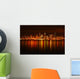 Seattle Skyline Reflected Wall Decal