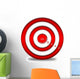 Numbered Bullseye Wall Decal