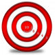 Numbered Bullseye Wall Decal
