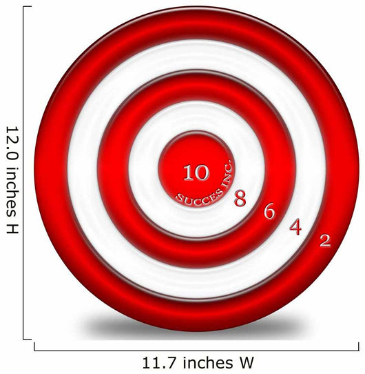 Numbered Bullseye Wall Decal