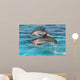 Two Bottlenose Dolphins Leaping Wall Decal