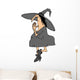 Yoga Pose Witch Wall Decal