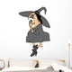 Yoga Pose Witch Wall Decal