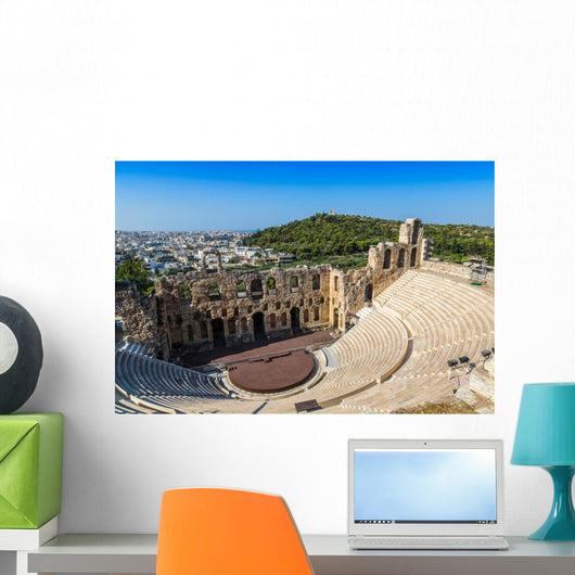 Ancient Theater Greece Athens Wall Decal