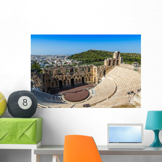 Ancient Theater Greece Athens Wall Decal