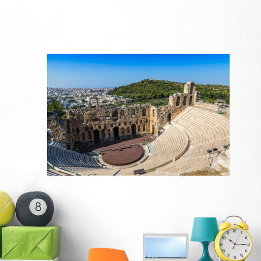 Ancient Theater Greece Athens Wall Decal