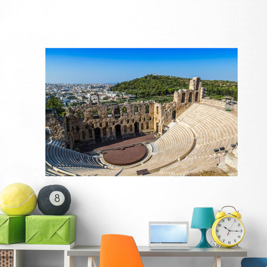 Ancient Theater Greece Athens Wall Decal