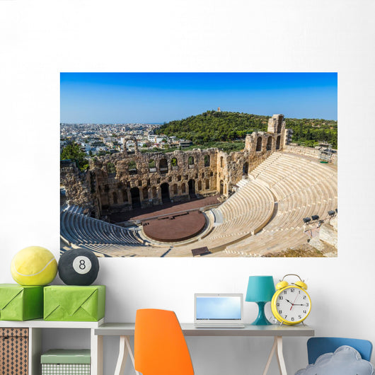 Ancient Theater Greece Athens Wall Decal
