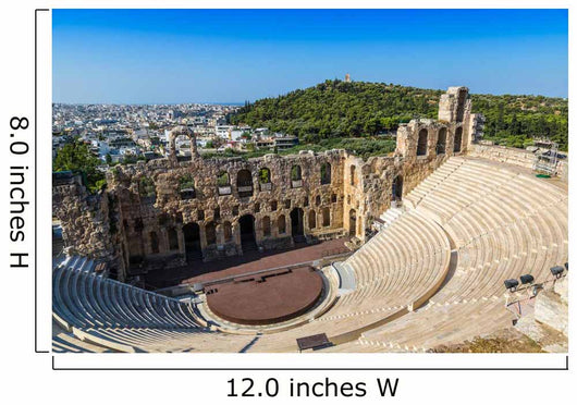 Ancient Theater Greece Athens Wall Decal