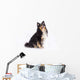 Seated Shetland Sheepdog Wall Decal