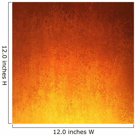 Gold Orange and Red Wall Decal