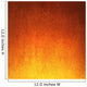 Gold Orange and Red Wall Decal