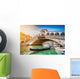 Gondola with Rialto Bridge Wall Decal
