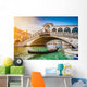 Gondola with Rialto Bridge Wall Decal