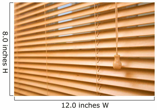 Home Decoration Concept with Blinds Wall Decal