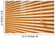 Home Decoration Concept with Blinds Wall Decal