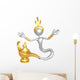 Djinn Escaping Magic Lamp Wall Decal