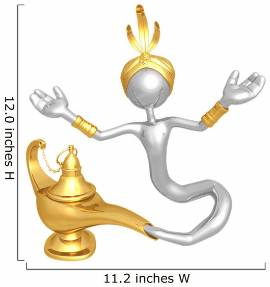Djinn Escaping Magic Lamp Wall Decal