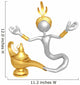 Djinn Escaping Magic Lamp Wall Decal