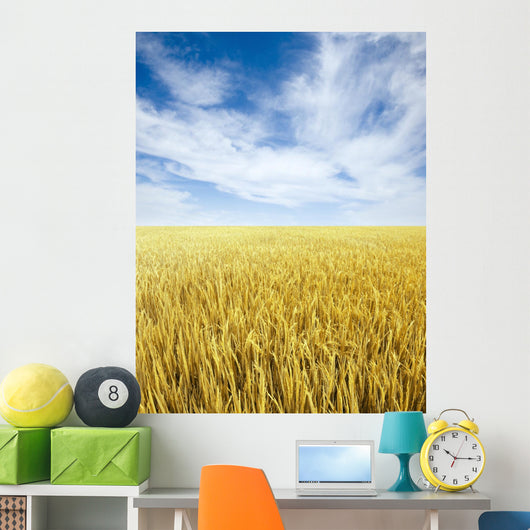 Golden Rice Field Wall Decal