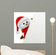 Pupazzo Di Neve Natalizio Wall Decal