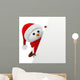 Pupazzo Di Neve Natalizio Wall Decal