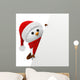 Pupazzo Di Neve Natalizio Wall Decal