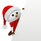 Pupazzo Di Neve Natalizio Wall Decal