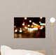 Out Focus Lights Street Wall Decal