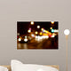 Out Focus Lights Street Wall Decal