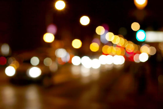 Out Focus Lights Street Wall Decal