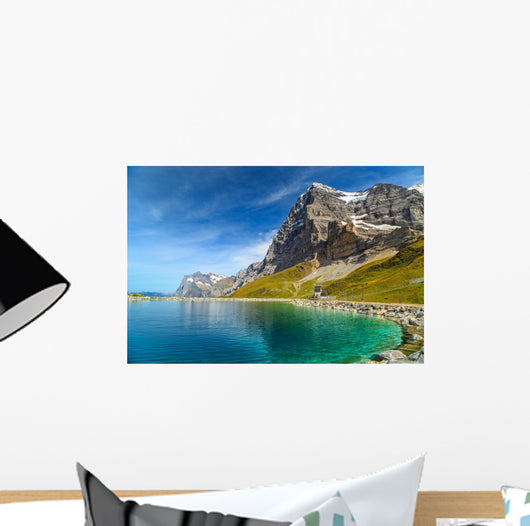 Alpine Turquoise Lake Wall Decal