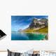 Alpine Turquoise Lake Wall Decal