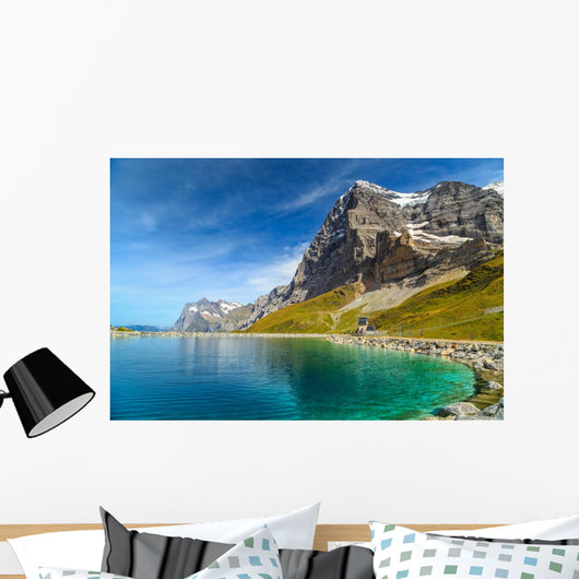 Alpine Turquoise Lake Wall Decal