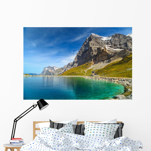 Alpine Turquoise Lake Wall Decal