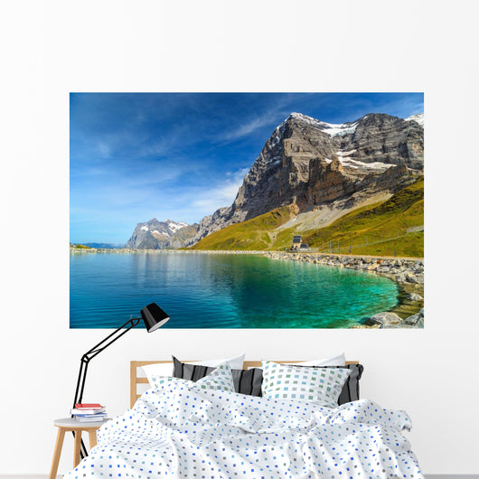 Alpine Turquoise Lake Wall Decal