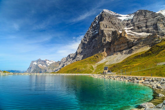 Alpine Turquoise Lake Wall Decal