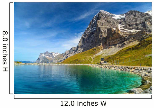 Alpine Turquoise Lake Wall Decal