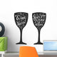 Relax Wine Mood Wine Wall Decal