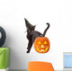 Halloween Black Cat Wall Decal