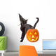 Halloween Black Cat Wall Decal