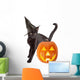 Halloween Black Cat Wall Decal